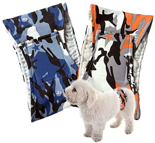 huihuijia Hundewindel Hundewindeln FüR HüNdinnen Inkontinenz Windeln Für Hunde Windel Hündin Hund Windeln Weiblich Klein Hund Windel Männlich Windeln Hunde 2 Color,X-Large