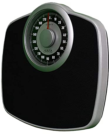Meng Báscula De Baño Mecánica De 400 LB, Báscula De Peso Corporal De Precisión Profesional para Personas, Básculas Analógicas De Dial Grande Retro, No Digitales, Sin Baterías