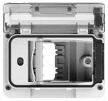 4 BOX WIDE IP55 TELAIO PER SCATOLA INCASSO 3 MODULI COLORE BIANCO 4B.W.01