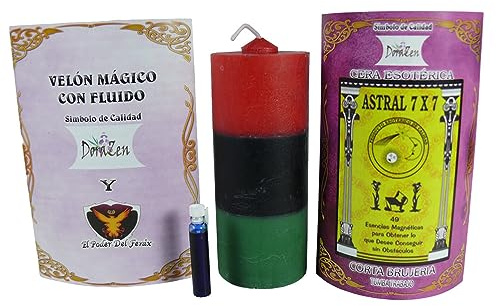 Velón Astral 7X7 Corta Brujería Tumba Trabajo - Ritual para protección y liberación