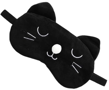 GLEAVI Cartoon Pandabär Schlafmaske Weich Leicht Aus Baumwolle Mit Elastischem Band Lichtblockierende Augenbinde Für Reisen Zuhause Und Schlaf