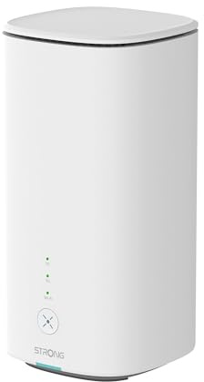 Strong 5G Router CPE WiFi 6 AX3000 with SIM Card Unlocked - Up to 3.2 Gbps - 2.5Gb WAN/LAN & 1Gb LAN - RJ11 VoIP/VoNR - Mesh Compatible - Qualcomm Chipset