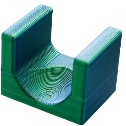 Supporto professionale per stencil per unghie, design sagomato 5D, superficie morbida foderata, per uso professionale e domestico, morbido al tatto