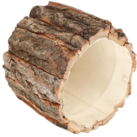 CAXUSD Pot de Fleurs Étanche Style Champêtre Cache-Pot Écorce Naturel pour Plantes Intérieur et Extérieur Décoration Maison et Bureau