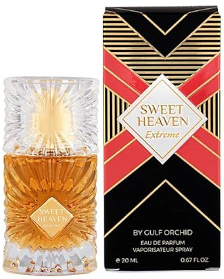Sweet Heaven Extreme by Gulf Orchid, Eau de Parfum Spray, Oriental Floral Fragrance with Bergamot, Coffee and Lavender Notes, 20ml