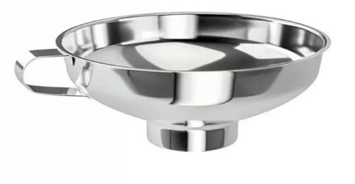VNLCPX Imbuto Acciaio Inox 14.8cm, Imbuto Cucina Grande con Collo Largo, Imbuti per Marmellata Riempire Bottiglie Trasmissione di Ingredienti Liquidi