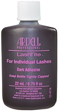 ARDELL Lashtite Dark Adhesive Lash Glue for False Fake Individual Lashes 22 Ml (0.75 Fl Oz) by Ardell