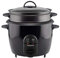 Techwood Autre Fornello Riso, 700 W, 1.8 Litri, Alluminio, Nero