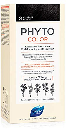 Phyto Protocolor Box Haarfärbemittel, 3 Dunkelbraun 182 ml