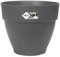 elho Vibia Campana Rund 30 - Blumentopf für Außen - Ø 29.8 x H 25.8 cm - Schwarz/Anthrazit