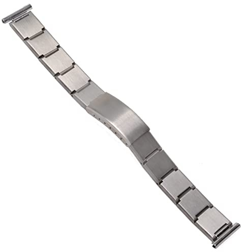 Dcasmo group Cinturino per Orologio in Acciaio Inossidabile Aragosta da Uomo 18 mm New Old Stock 1970 - Bracciale Metallico Originale Armis Vintage - Strap dell'Orologeria Antica