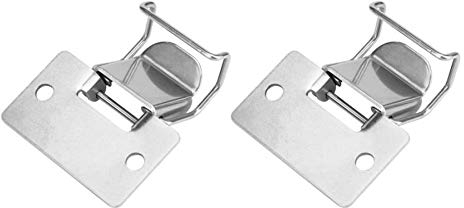Kabinett-Verschluss 2pcs Edelstahl Hardware Tool Box Verschluss-Schnalle Haspe Tür Sicherheitskette