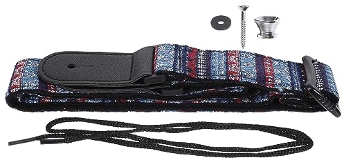 ibasenice 3stücke Ukulele Schultergurt Verstellbar Langlebig Echtem Für Ukulele Und Gitarre Komfortabel Schulterfreundlich Für Erwachsene Blau Mit Hoher Faltbeständigkeit