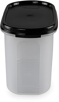 Tupperware Eidegenosse 1,1 L schwarz OHNE Schütte Plastikbehälter Lebensmittelaufbewahrung
