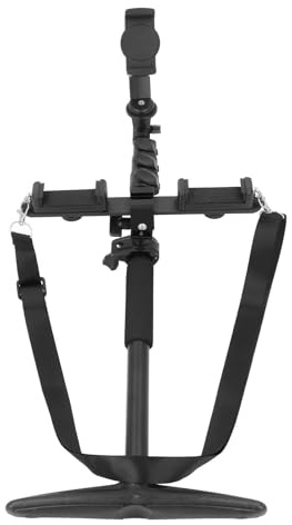 Perche à Selfie Pliable avec 4 Clips de Téléphone, Réglage de l'angle à 360°, Longueur de Corde Portable, compatibilité Universelle pour la Photographie en Studio en Extérieur
