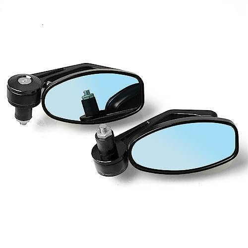 Geeignet Für Die Meisten 7/8-Zoll-22-mm-Motorradspiegel Lenker-Rückseitenspiegel Für Streetbike Cruiser Und Chopper Dirtbike Roller Rückseitenspiegel(C)