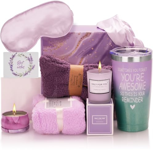 Drado Wellness Geschenk‑Set für Frauen, Geschenkidee für Mama/Schwester/Freundin, Lila