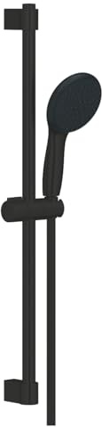 Grohe Tempesta 110 Barre de douche avec douchette 2 jets (pluie et jet) Noir mat