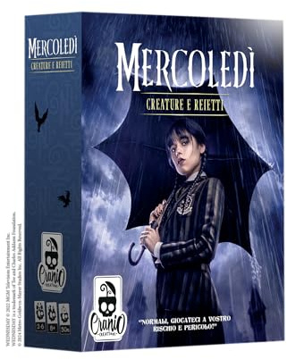 Cranio Creations - Mercoledì, Creature E Reietti - Il Gioco Di Carte Ufficiale - Edizione in Lingua Italiana