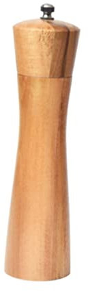 Ciieeo Manuelle 10 Zoll Holz Keramik Rotor Tragbare Pfeffermühle Frisch Gemahlen Pfeffer