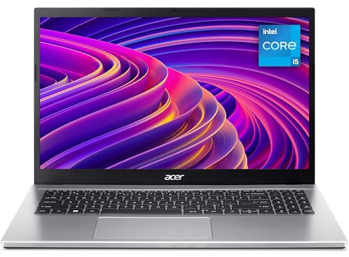 Acer Aspire 3 A315-59 Laptop - Intel Core i5-1235U, 8GB, 512GB SSD, Integrated Graphics, 15.6 Full HD, Windows 11, Silver