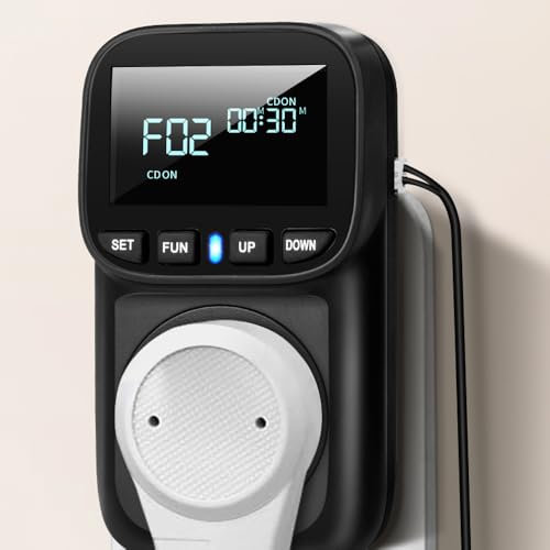 Diymore Presa Termostato Digitale,Regolatore di Temperatura Presa 230V con Sensore,Interruttore di Temperatura per Acquario Frigorifero Riscaldamento Raffreddamento