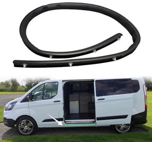 Left Side Sliding Door Lower Weatherstrip Seal, N/S Passenger Side Sliding Door Sill Line Strip Seal for Ford Transit Custom & Tourneo Custom 2012-on 1812358 BK21-V100A37-BE BK21-V100A37-BE