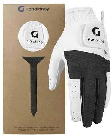 HANDLANDY Junior Golf Glove, Ultra Breathable and Grip Left Hand Kids Golf Glove for Toddlers Boys Girls