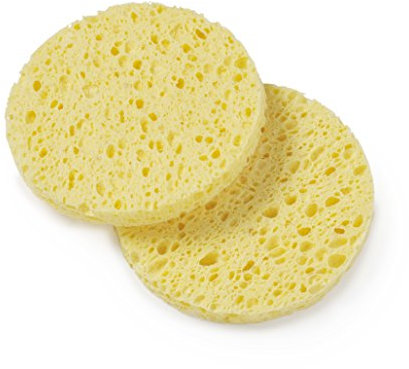 Manicare Cellulose Cleansing Sponges, Pack Of 2, Facial Cleansing, Exfoliates, Cleans Skin, Massages, Removes Makeup And Face Masks, Skincare, Facial Wash, Natural Fibres, Eco Friendly, Reusable