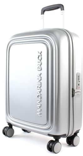 Mandarina Duck Logoduck + Trolley Cabin, Argento (Silver), 40x55x20(LxHxW)