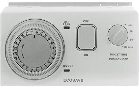 SPARES2GO Economy 7 Quartz Multi-Tariff Timer with Boost Control for Immersion & Combination Storage/Convector Heaters