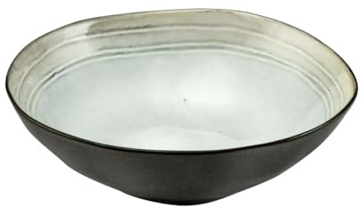 Médard de Noblat - Assiette creuse - D19.5 cm et 65 cl - Shadow - Grès - Lot de 6 - Marron clair