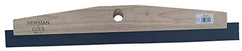 Newman & Cole Wooden Floor Squeegee Heavy Duty Head With Rubber Squeegee Blade - Ideal For Outdoor Wet Room Swimming Pool Etc. Available in 12, 18, 24 & 36 (24 / 60cm Squeegee Head)