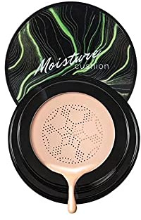 BB Cream Mushroom Head Air Cushion Cream Mushroom Liquid Foundation Sponge BB/CC Cream Moisturising Concealer Lasting Nude Air Cushion Foundation Brightening Pigment Compact Cover Moist Makeup Base