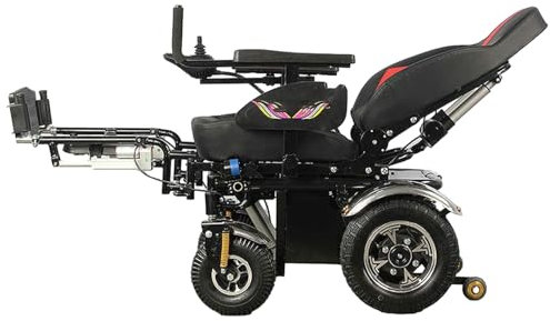 Monopattino elettrico per anziani con una mano singola, monopattini per anziani con comando a joystick, per disabili, sdraiati elettrici, 24 V 64 A, portata 60 km