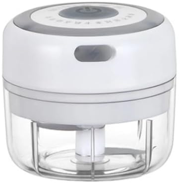 CaDoeS grattugia Mela Elettrico Chopper Alimentare 100/250ml Mini USB Senza Fili Elettrico Aglio Schiacciatore USB Aglio Schiacciatore Cucina Frutta Verdura Gadget Strumento (Color : A-White-100ML)