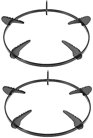 Ciieeo 2 Stück Gasherd Brennerhalterung Aus Eisen Hitzebeständig Und Rutschfest Herdtopf Und Wok Rack Für Kleine Töpfe Und Pfannen