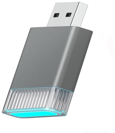 KEROLFFU Adaptador inalámbrico Android Auto para coche, Plug and Play, fácil configuración, reconexión automática, dongle de coche Android, conversión pequeña con cable a inalámbrico para coches a