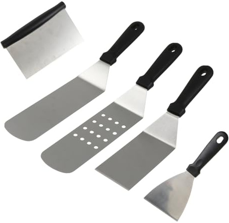 GRIRIW 5stücke Teiliges Edelstahl-pizzaschaufel Pizza Kuchen Und Brot Hochwertige Küchenwerkzeuge Für Einfaches Be Und Entladen Hitzebeständig Und Robust