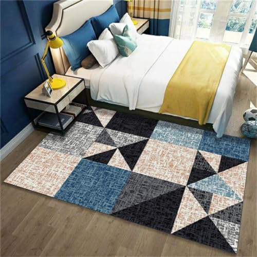 RUGMRZ Alfombras Alargadas 300x400CM Alfombra Comedor Grande 22 Gris Salon Modernas Baratas Tapete Actividades Bebe Antideslizante Cocina Geometría Moderna y Sencilla abstracción Sala de Estar dormit