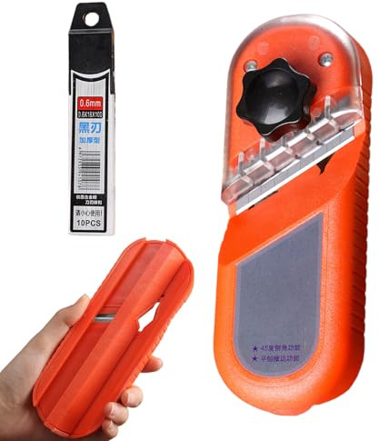 Cortadora Rápida Para Bordes De Placa De Yeso | Biselado De Bordes Para Paneles De Yeso - Herramienta De Corte Angular 45 Y 180 Grados Para Carpintería, Acabados E Instalación De Techos En