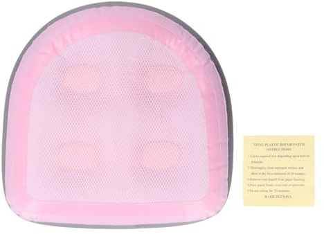 YFSAN Inflatable Spa and Hot Tub Booster Seat Suction Cups Non Slip Supportive Booster Seat Cushion (Roseate)