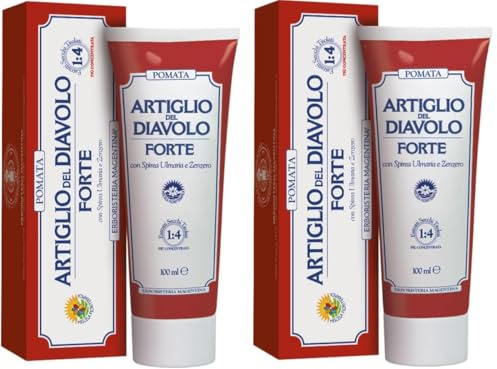 Erboristeria Magentina Artiglio del Diavolo Forte Pomata 200 ml - Per i Fastidi Legati all'Apparato Osteo-Articolare - Adatta all'Applicazione su Zone Estese del Corpo