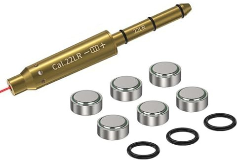 Colimador Láser 4.5mm(.177)/27mm/6.5mm/ 9mm/22LR para Armas de balines (Aire Comprimido) | Calibrar el Visor rápido - [Uso Exclusivo Actividades Deportivas]
