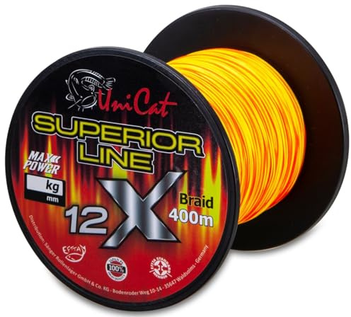 Uni Cat Hauptschnur zum Angeln auf Wels 12X Braid Superior Line