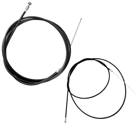 Laxzo ® Bike Bicycle Cycle Brake Cable Set Front and Rear Cable Set Inner and Outer Cable Set Friction Free Galvanized Cable Set for BMX MTB Bikes