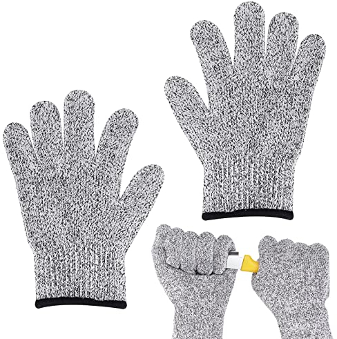 Yolev Cut Resistant Safety Work Gloves for Kids - Level 5 Protection for Carving and Cutting - Protective Hands - XXS (Child)