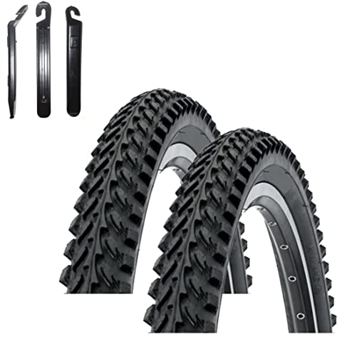 2 x Kenda K-898 26 MTB Fahrradreifen Fahrradmantel Schwarz 54-559 (26 x 2.10) inkl. 3 Reifenheber