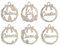 Melis Weihnachtsbaum-anhänger mit Wunsch-Name personalisiert Christbaum-anhänger Geschenk-anhänger aus Holz