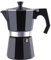 wedrink Caffettiera Moka espresso Stove 9/6 Tazze, macchina espresso italiano Moka, moka pentola 300ml-450ml manico in legno antiscottatura (6 Tazza, Nero)